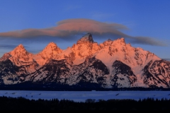 Alpenglow Tetons