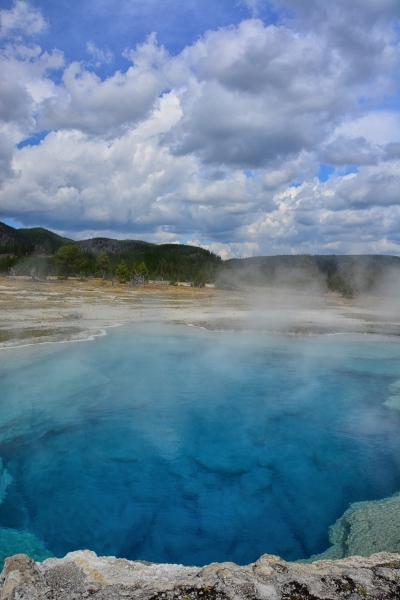 Sapphire Pool in Yellowstone National Park 1