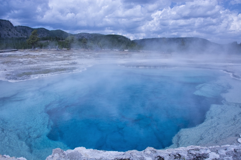 Sapphire Pool in Yellowstone National Park 2