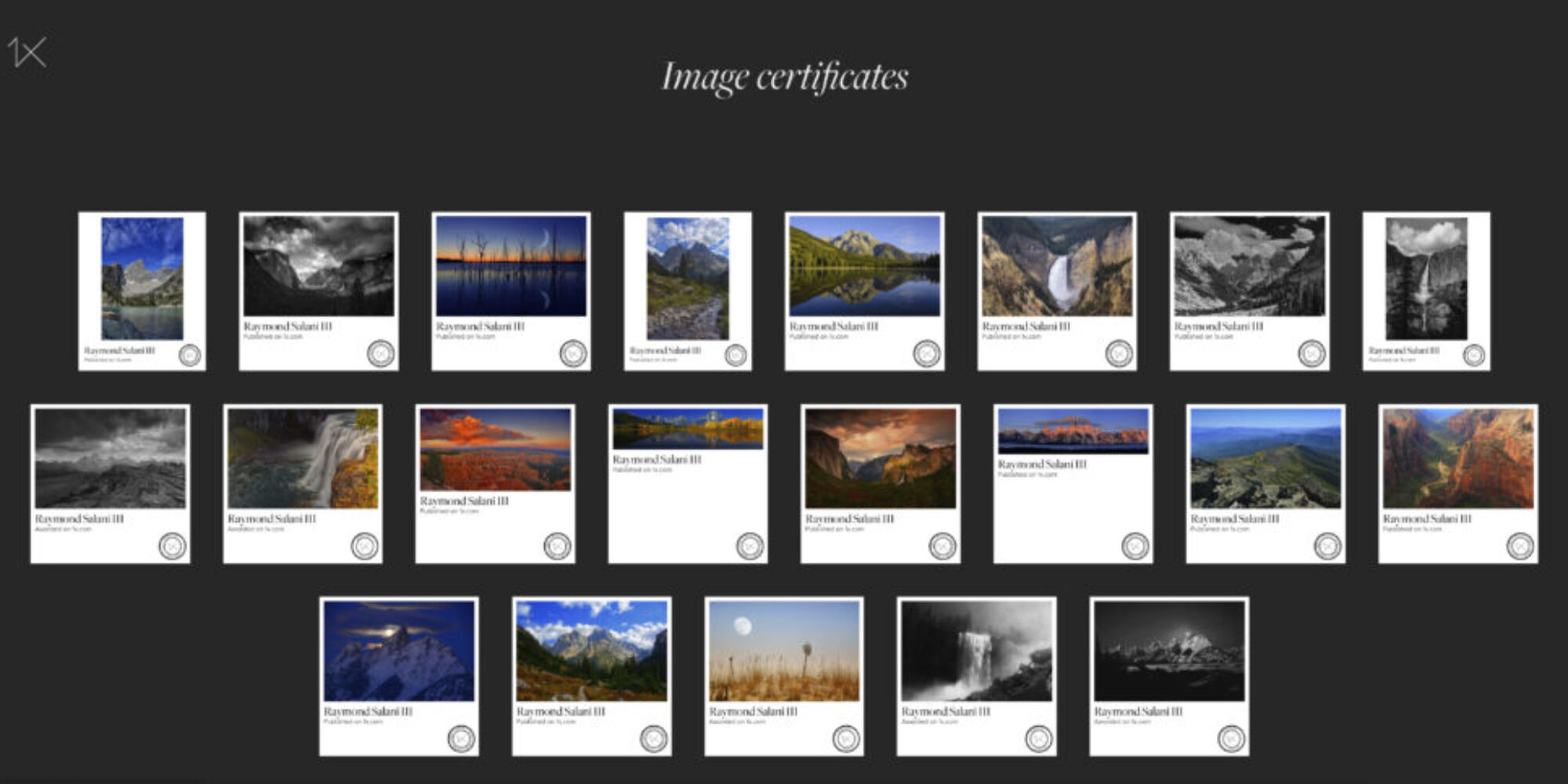 1X Published and Awarded Update